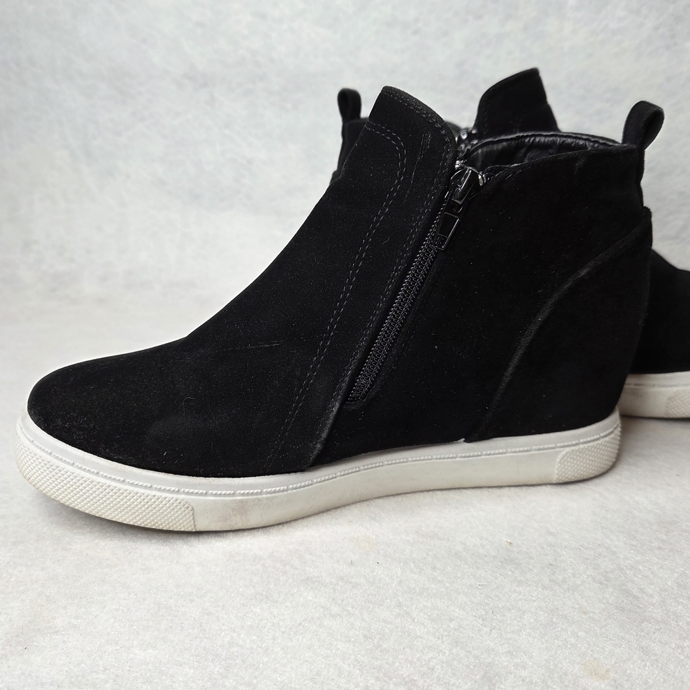 Natural‎ Reflections Black Wedge Shoes with Hidden Heel - Picture 4 of 7
